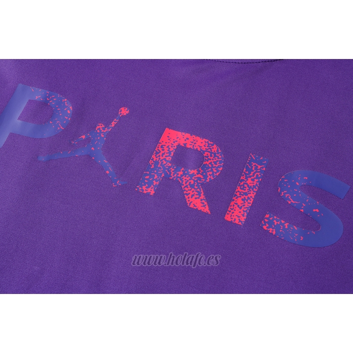 Chandal del Paris Saint-Germain Jordan Manga Corta 2021-2022 Purpura